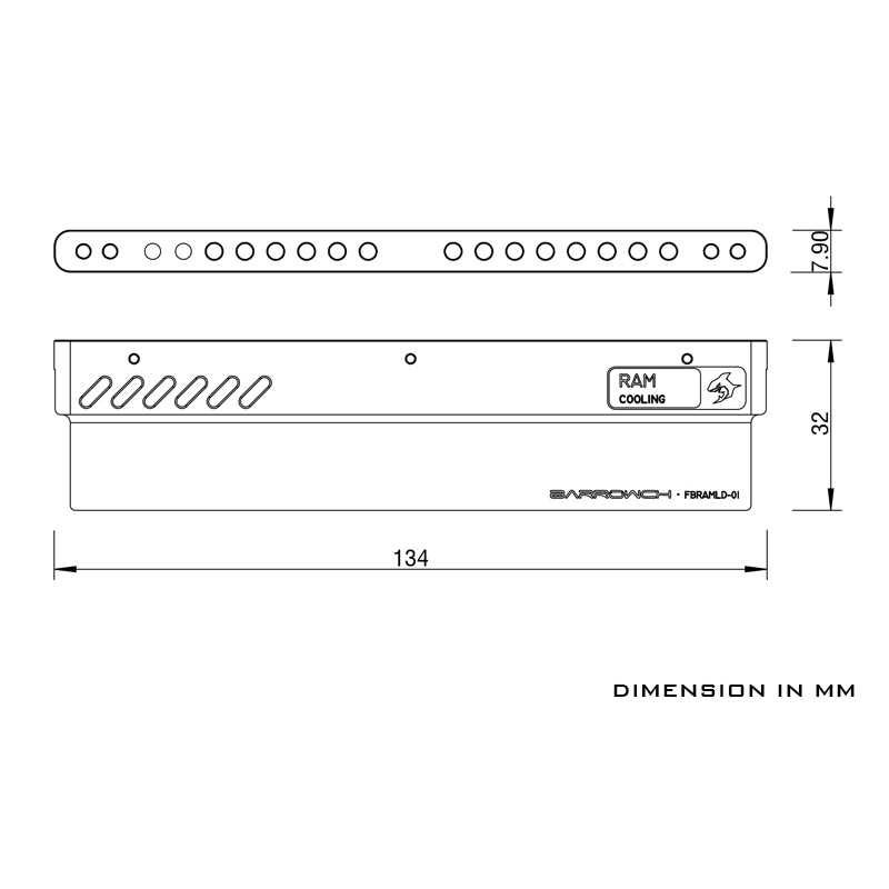 Memory Ram Upgrade - BARROWCH DDR5 Memory Heat Sink,Aluminum RAM