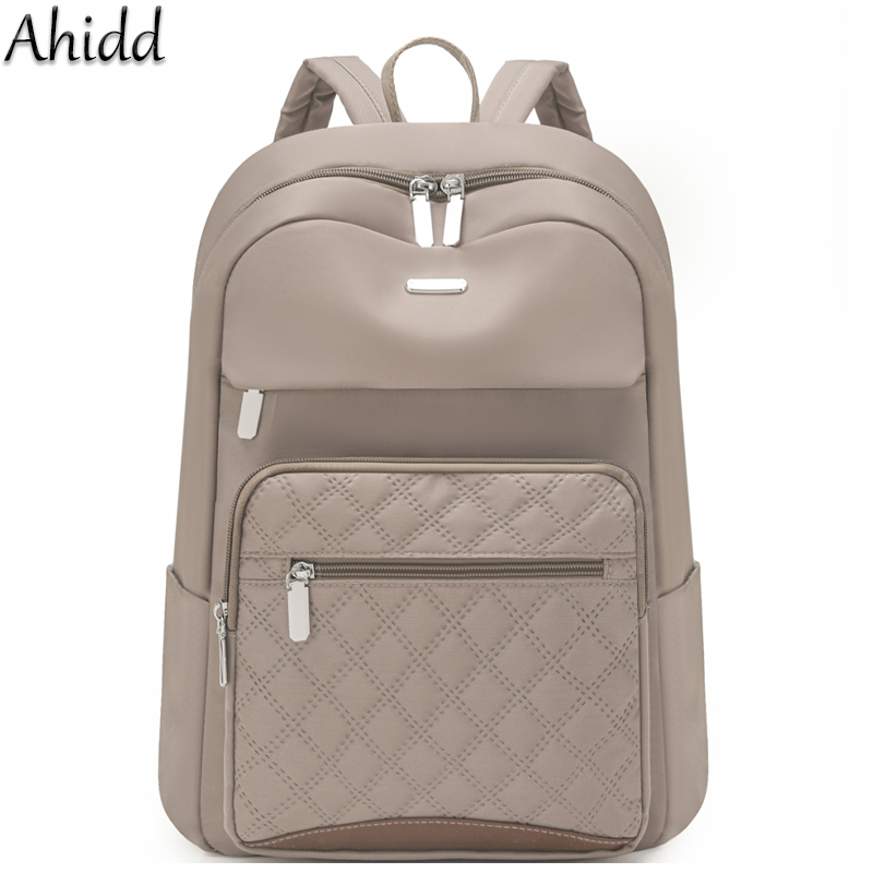 Laptop Bag Waterproof - Fashion Plaid Commuter Daypack Women Waterproof