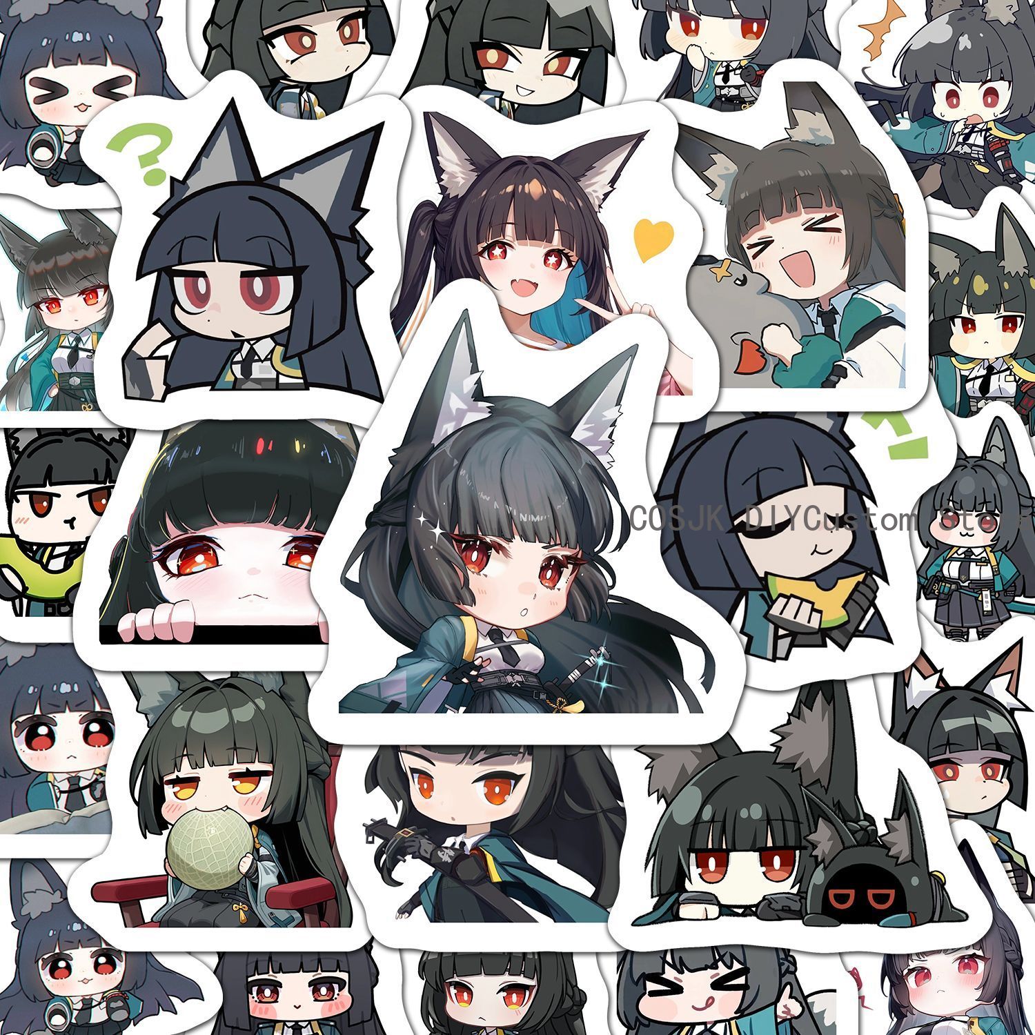 Laptop Accessories Stickers - 60Pcs Zenless Zone Zero Hoshimi Miyabi