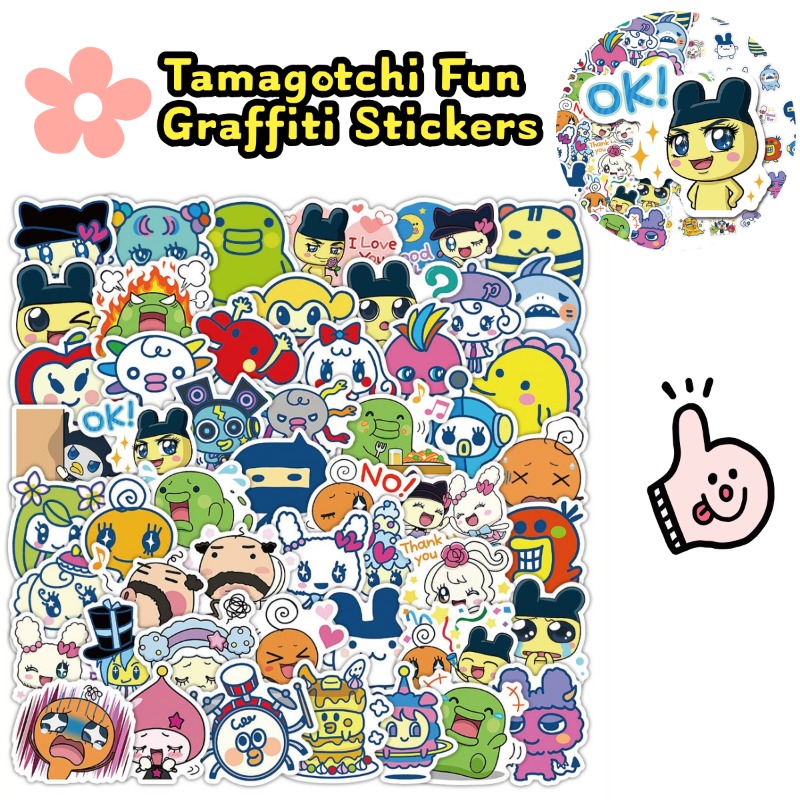 Laptop Accessories Stickers - Japanese Tamagotchi Stickers Electronic Pet Mametchi