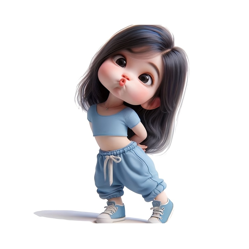 Cute Cartoon Girl Waterproof V - Laptop Accessories For Girls review and price