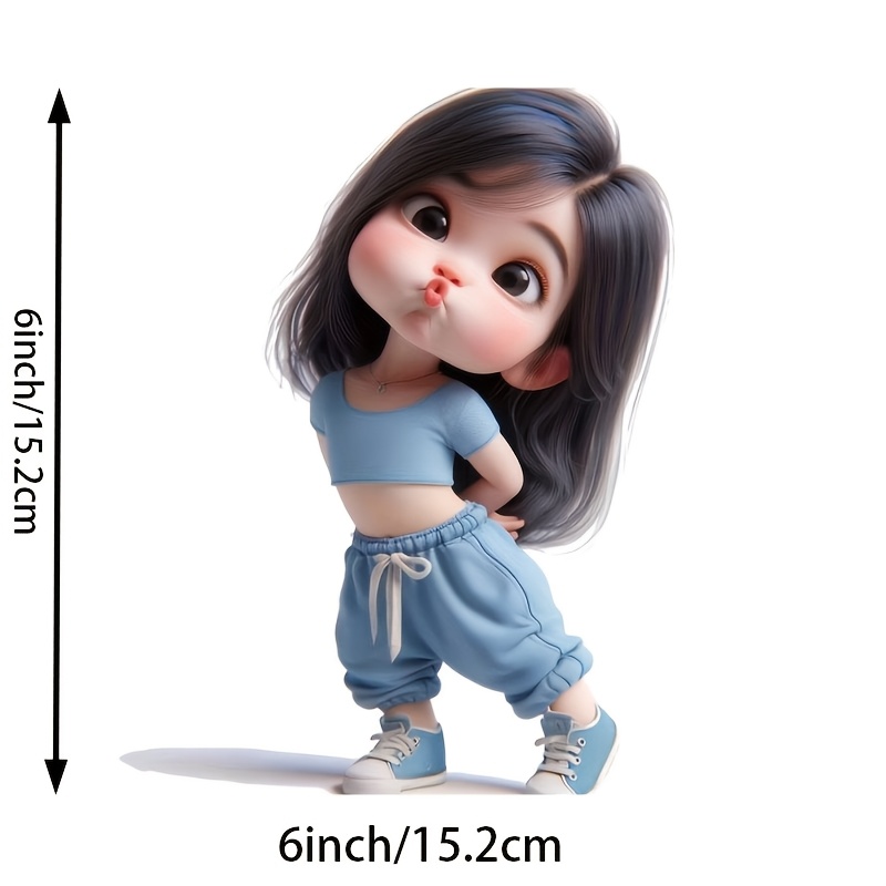 Cute Cartoon Girl Waterproof V - Laptop Accessories For Girls review and price