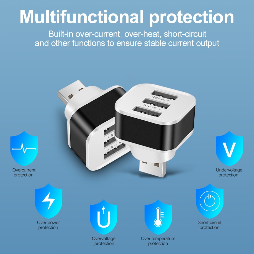 3 Port USB Slots Adaptor USB 3 - Laptop Electronics Accessories review and price