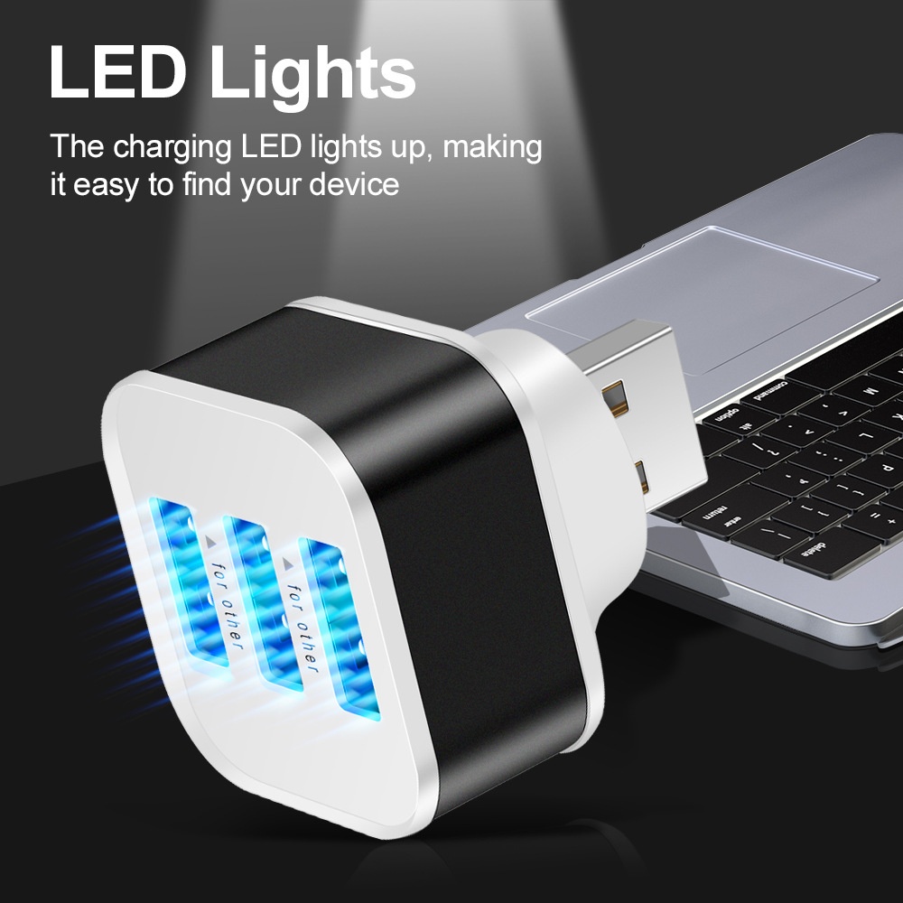 3 Port USB Slots Adaptor USB 3 - Laptop Electronics Accessories review and price