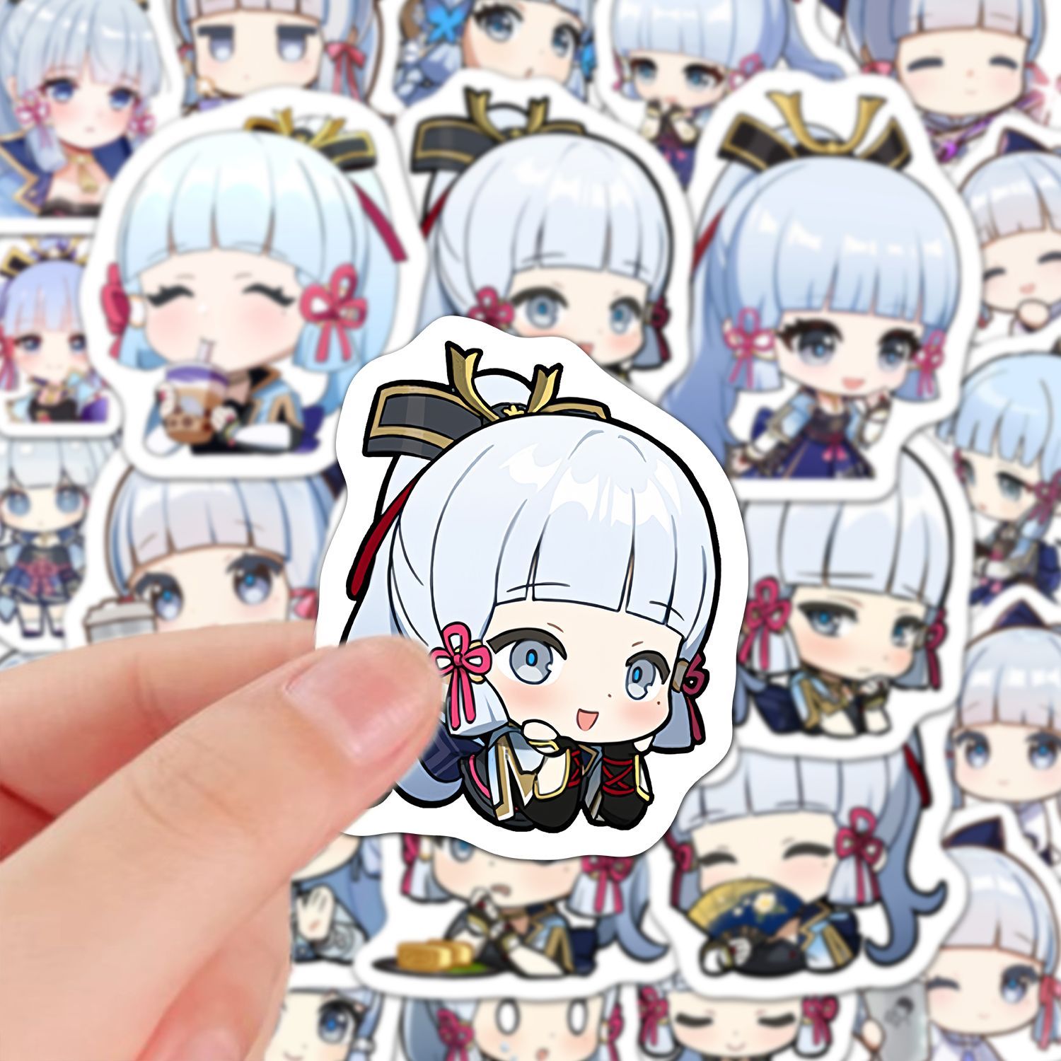 Kamisato Ayaka 60Pcs Genshin I - Laptop Accessories Stickers review and price