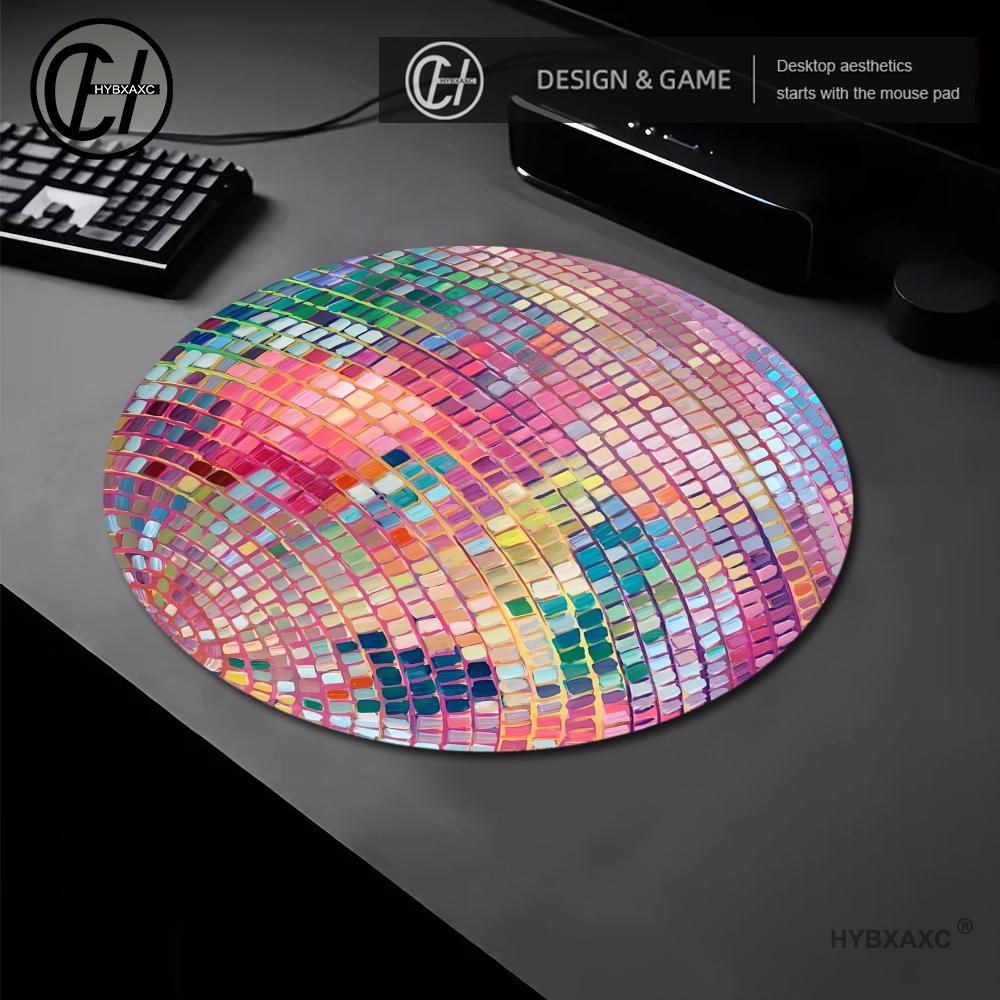 Rubber Round Pink Disco Ball M - Laptop Accessories Women review and price