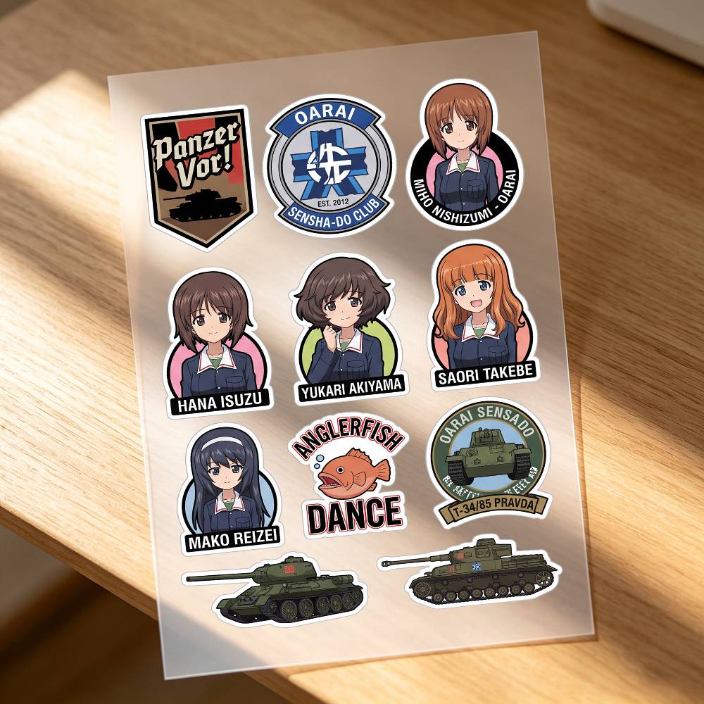 Anime Girls Und Panzer Motorcy - Laptop Accessories For Girls review and price