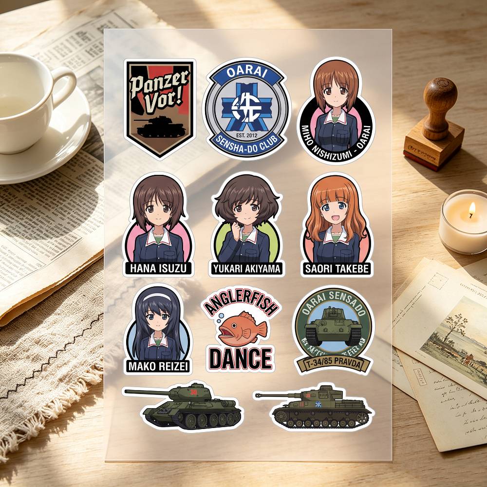 Anime Girls Und Panzer Motorcy - Laptop Accessories For Girls review and price