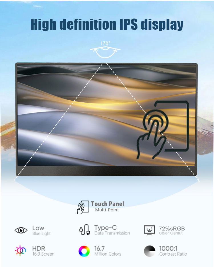 15.6 16 18.4 21.5 Inch OLED Sc - Monitor Portable Usb review and price