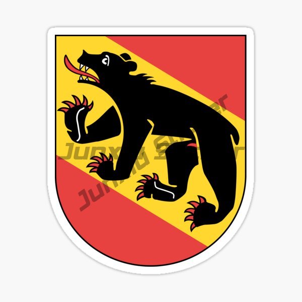 BERN SWITZERLAND Flag Car Stic - Laptop Accessories Stickers review and price