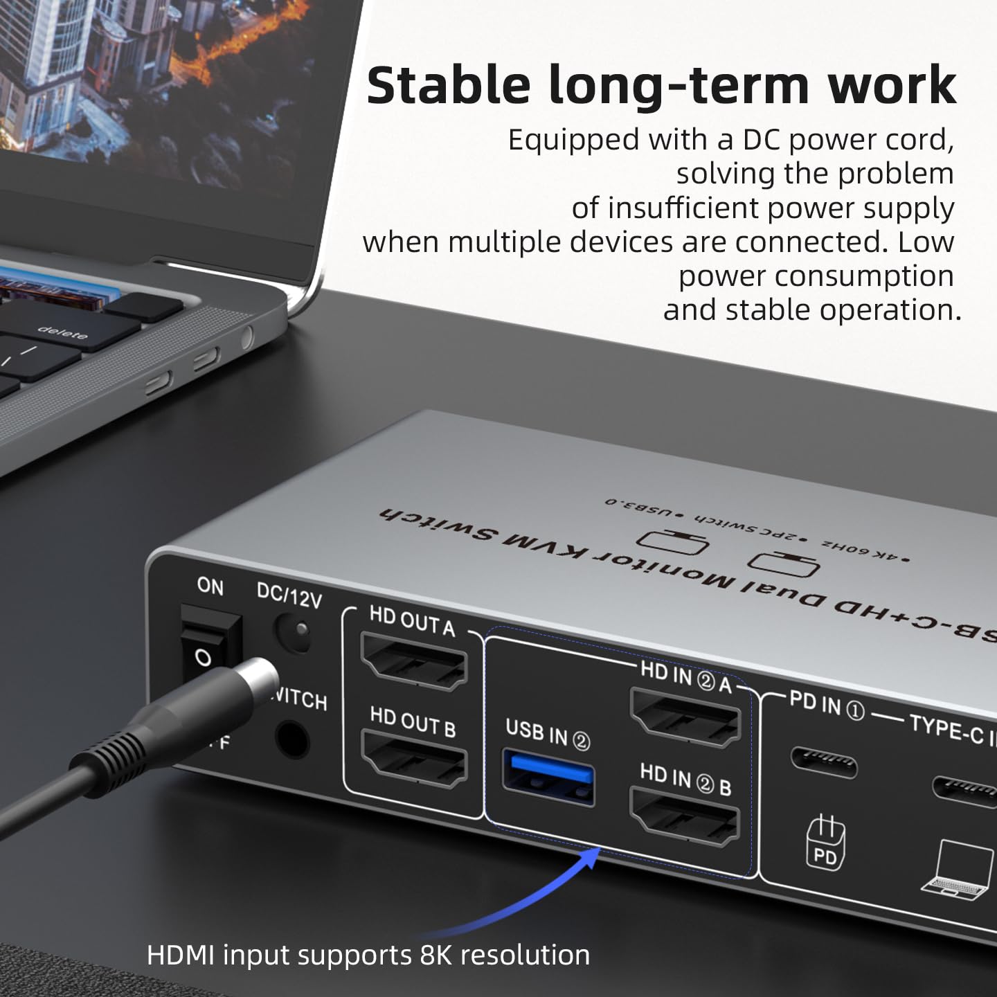 USB C HDMI DP KVM Switch 2 Mon - Laptop Accessories Women review and price