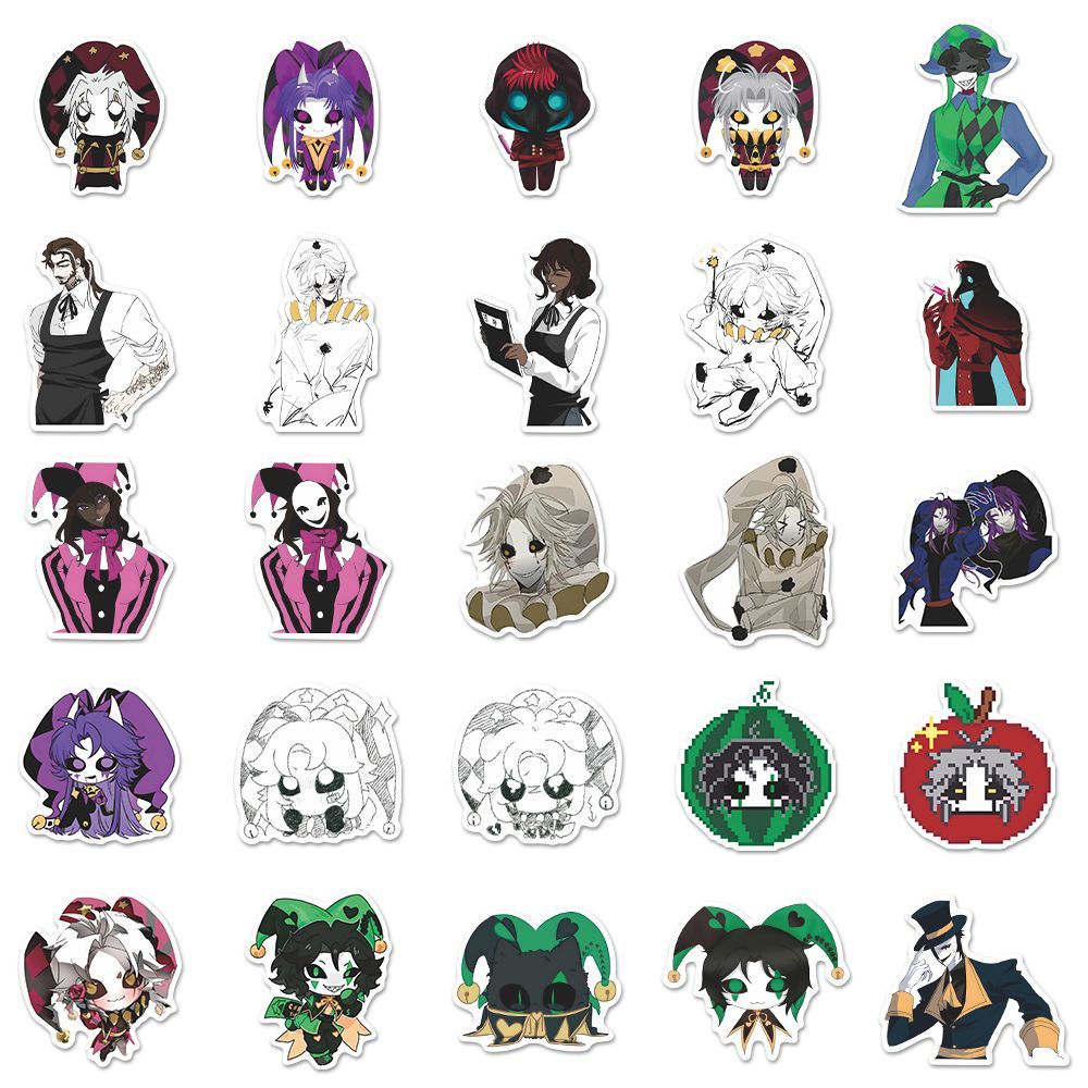 73PCS The Freak Circus Pierrot - Laptop Accessories Stickers review and price