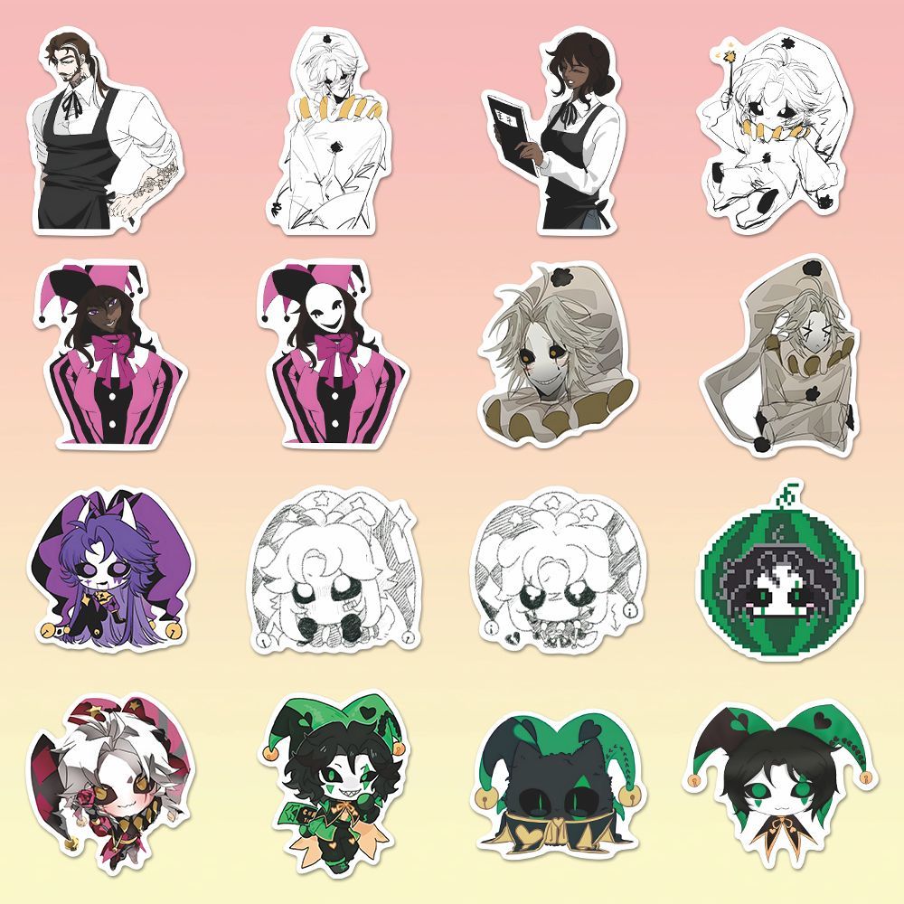 73PCS The Freak Circus Pierrot - Laptop Accessories Stickers review and price