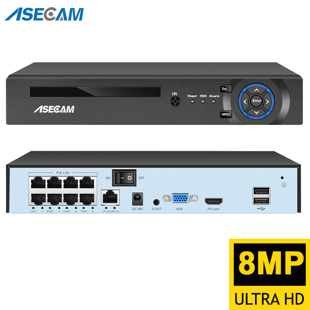 Super 8MP POE NVR Video Record - Monitor Portable Usb review and price
