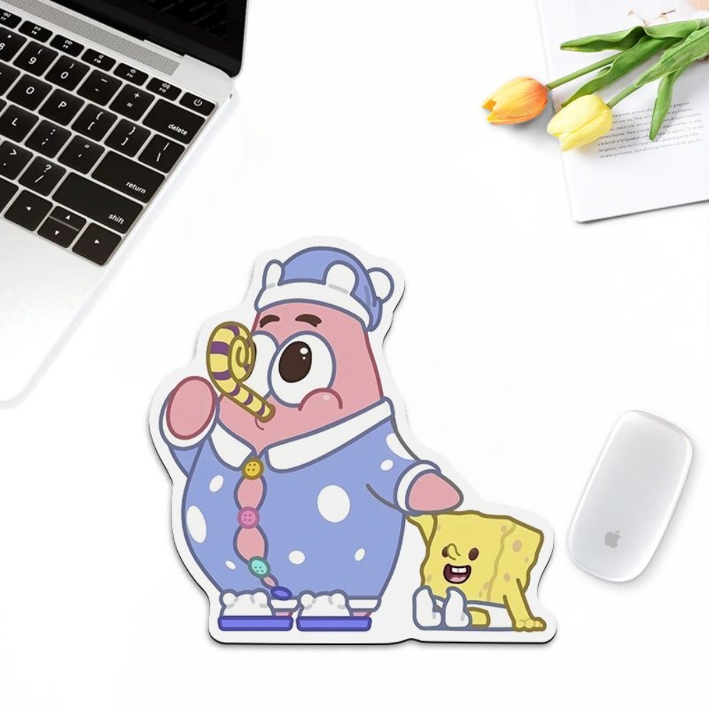 Cute SpongeBob Shaped Mouse Pa - Laptop Editing Accessories review and price