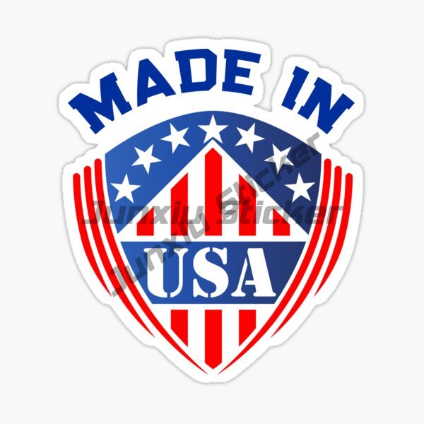 MADE IN USA Flag Vinyl Car Sti - Laptop Accessories Stickers review and price