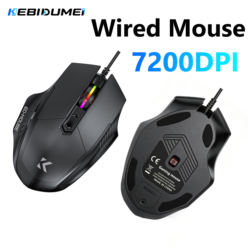 KEBIDUMEI 7200DPI Wired Mouse  - Laptop Electronics Accessories review and price