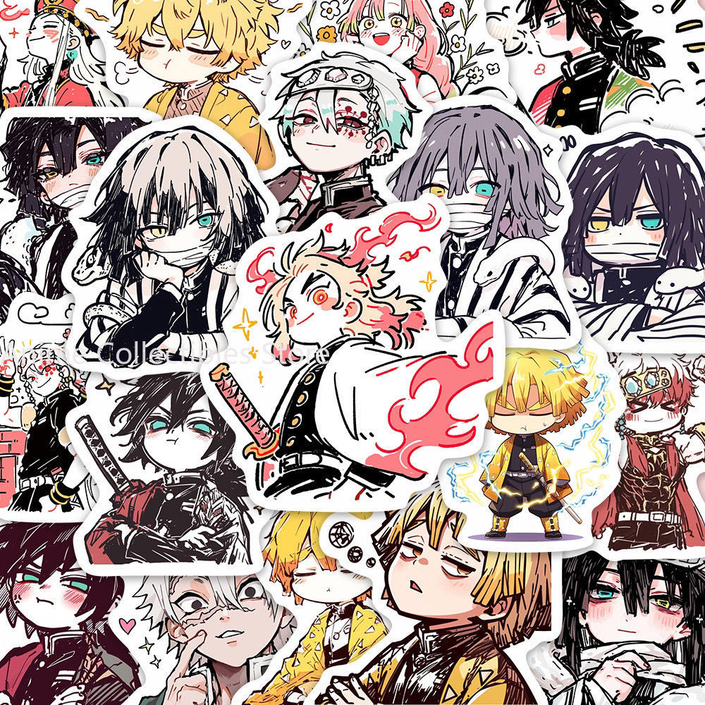 55PCS Demon Slayer Kamado Tanj - Laptop Accessories Stickers review and price