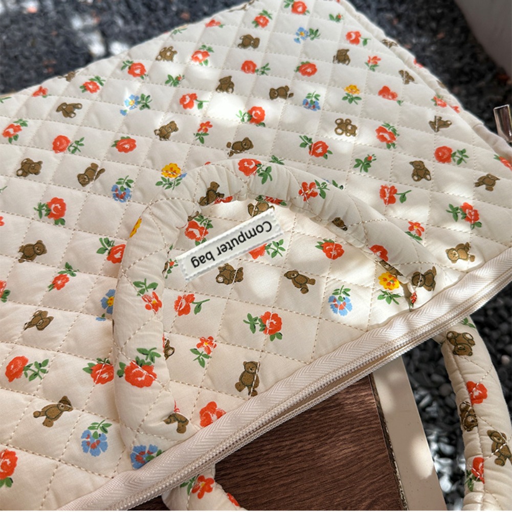 Korean Floral Laptop Bag 14/16 - Laptop Accessories Women review and price