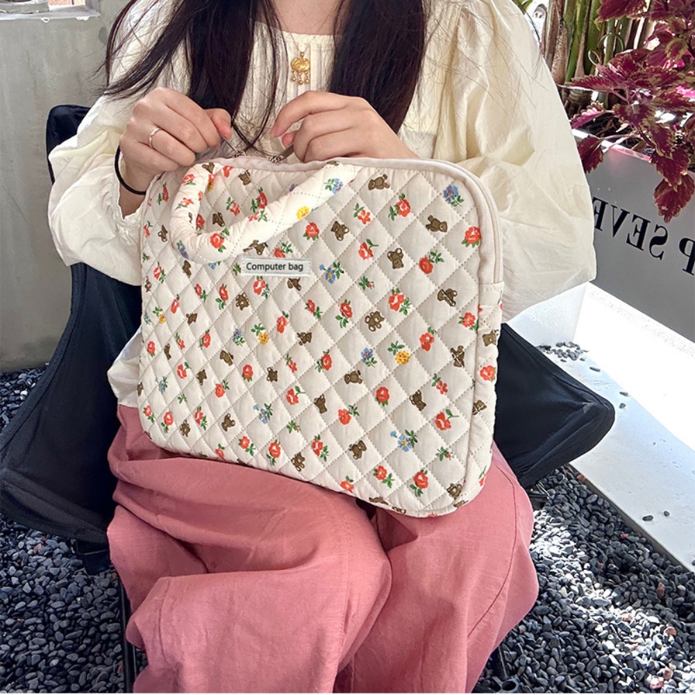 Korean Floral Laptop Bag 14/16 - Laptop Accessories Women review and price