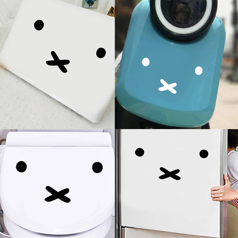 Kawaii Miffy Cartoon Emoji Car - Laptop Editing Accessories review and price