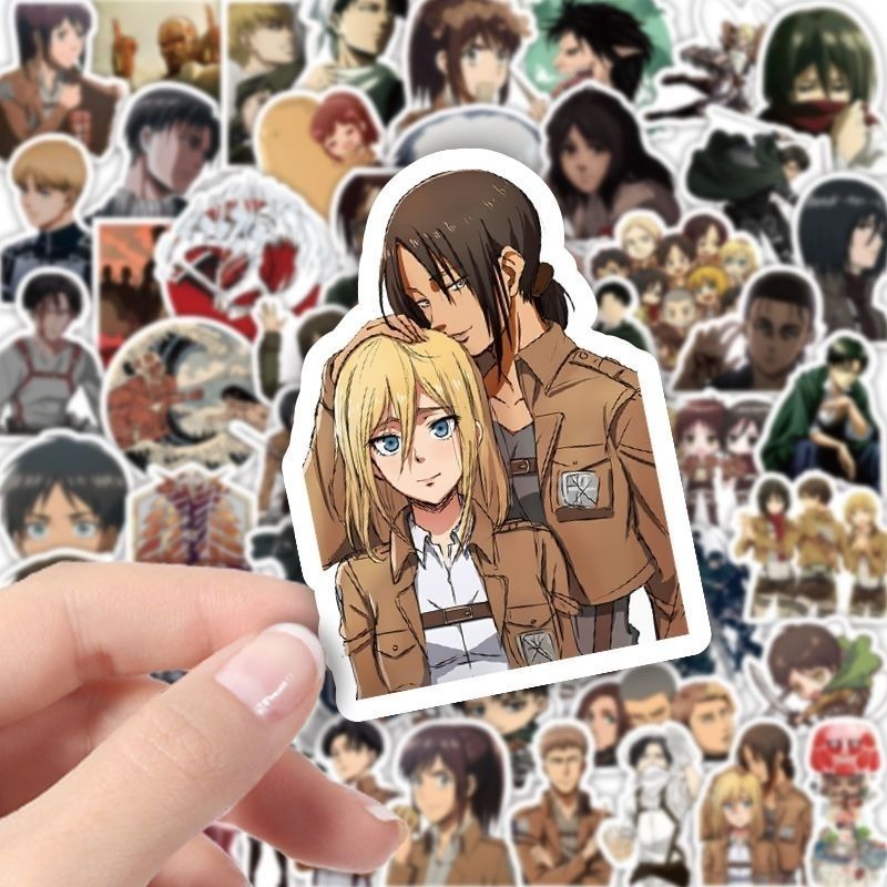 60Pcs Attack on Titan Anime St - Laptop Accessories Stickers review and price