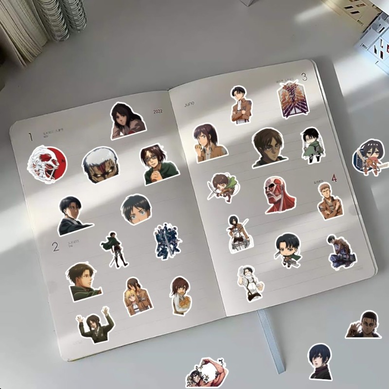 60Pcs Attack on Titan Anime St - Laptop Accessories Stickers review and price
