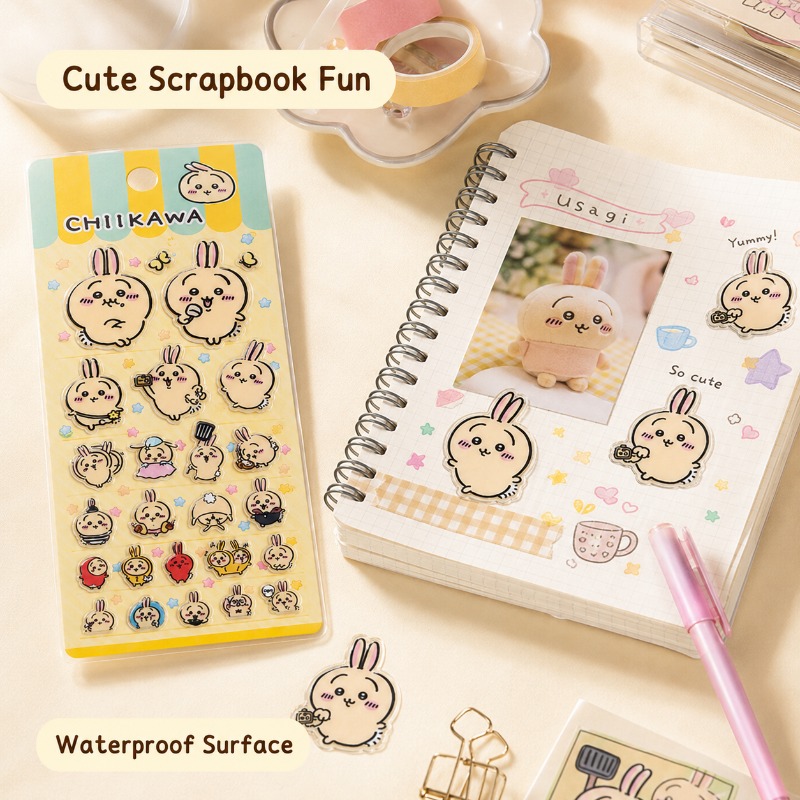 Cute Chiikawa Usagi 3D Glue St - Laptop Editing Accessories review and price