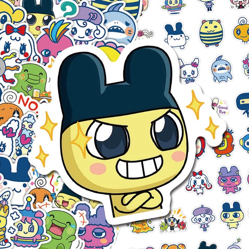 Japanese Tamagotchi Stickers E - Laptop Accessories Stickers review and price