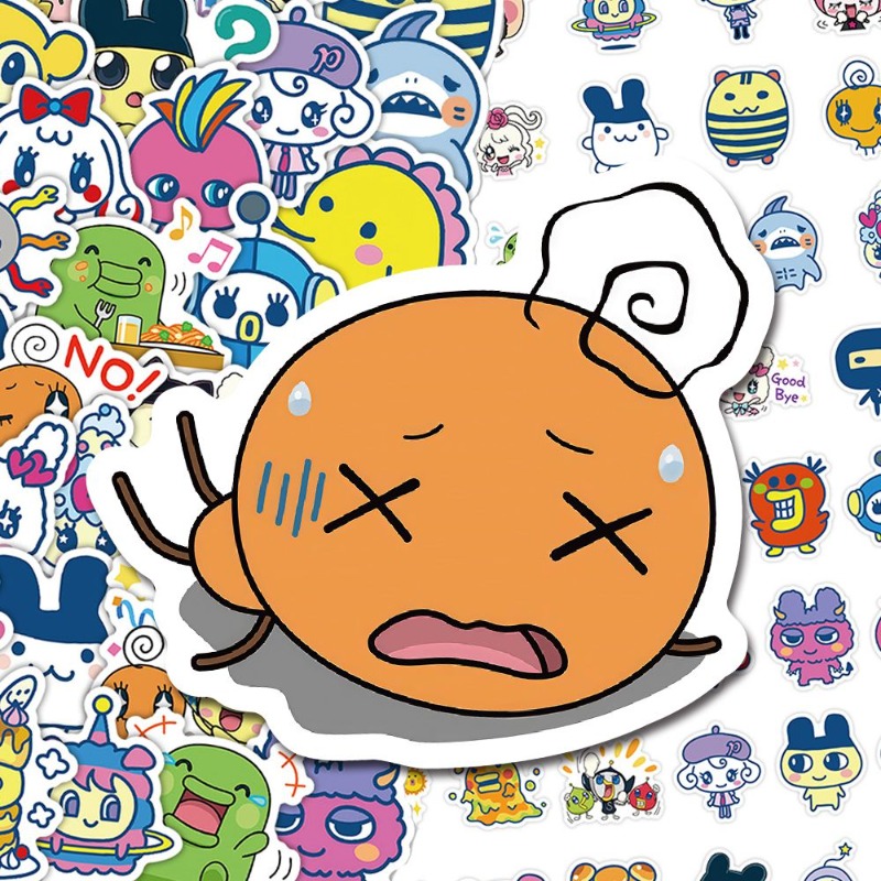 Japanese Tamagotchi Stickers E - Laptop Accessories Stickers review and price