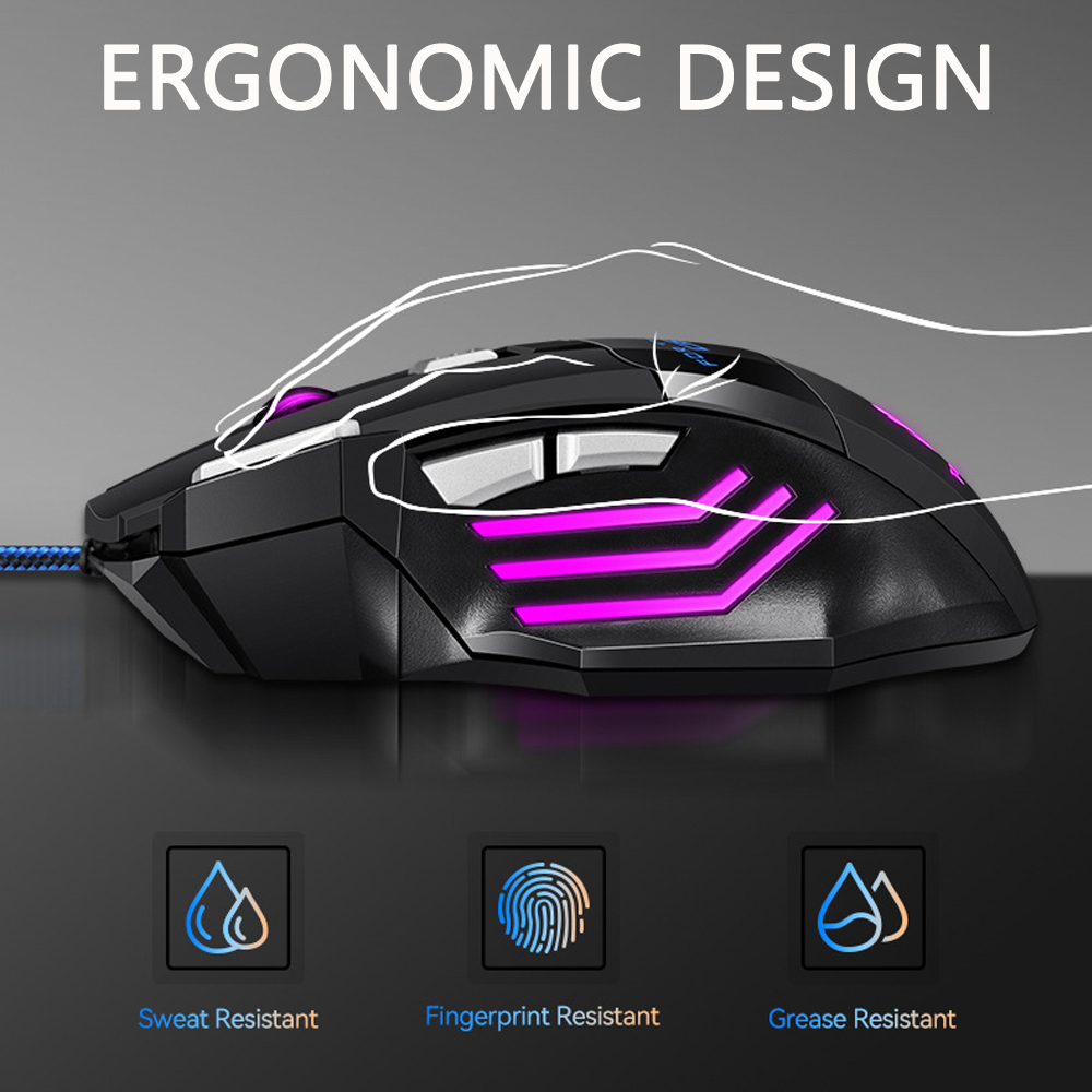 KEBIDUMEI USB Wired Gaming Mou - Laptop Electronics Accessories review and price