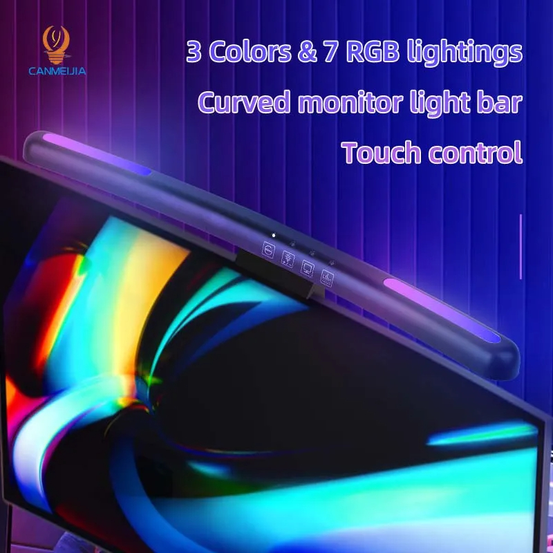 Curved LED Monitor Light Bar U - Monitor Portable Usb review and price