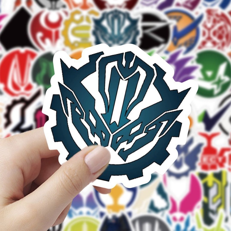 60 Sheets Kamen Rider Logo Sti - Laptop Accessories Stickers review and price