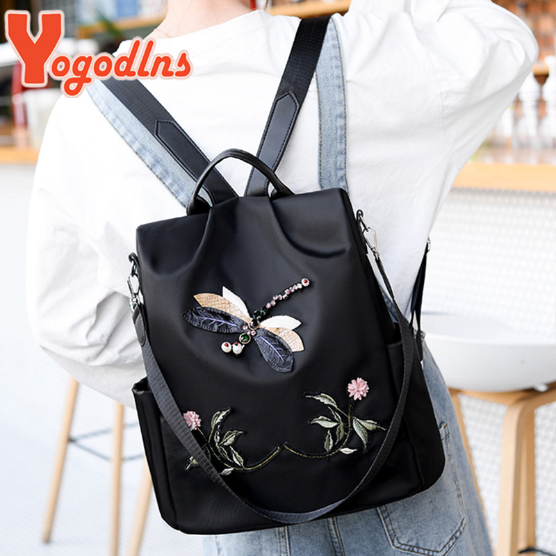 Yogodlns Fashion Embroidery Ba - Laptop Bag Waterproof review and price