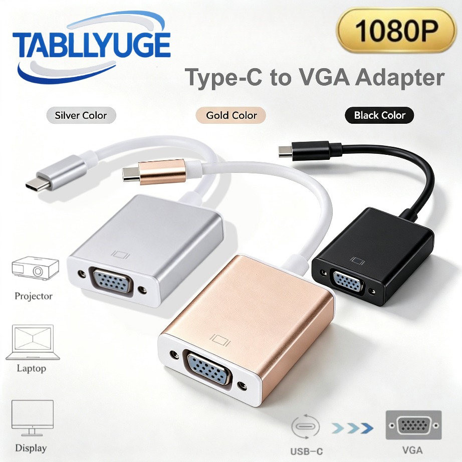 TABLLYUGE USB C to VGA  Adatpe - Monitor Portable Usb review and price